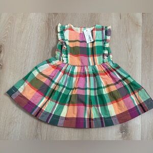 Gymboree Colorful Plaid Kids Dress